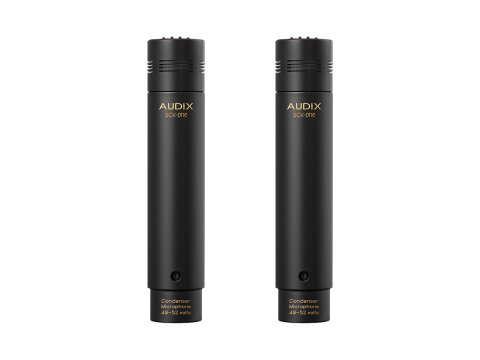Matched pair of Cardioid pattern Audix SCX1 microphones