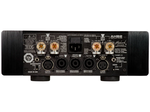 Benchmark AHB2 rear panel - black variant