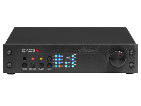 Benchmark's DAC3L converter finished in black