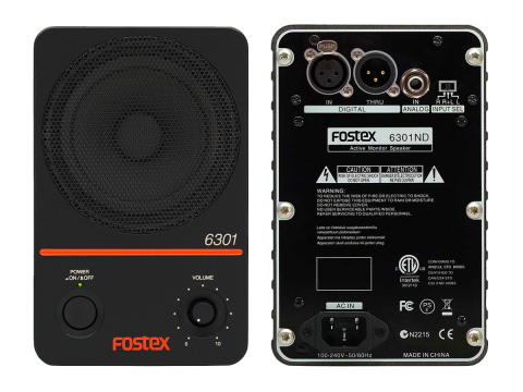 Fostex 6301N installation monitor with AES EBU digital input