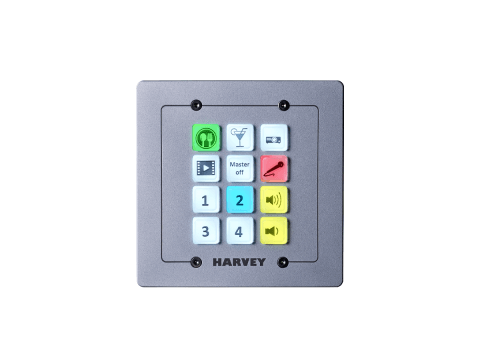 RC12 remote control for Harvey family DSP systems