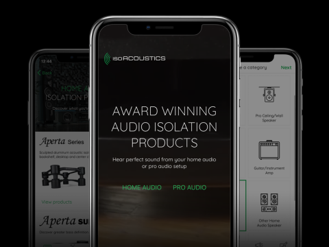 Now available: IsoAcoustics Mobile App