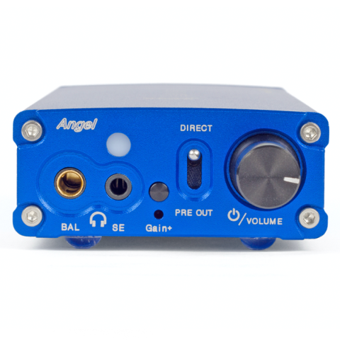 EarMen Angel's headphone output and volume control panel