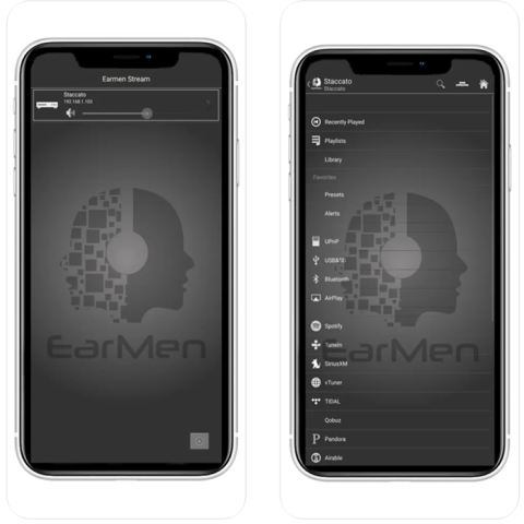 EarMen Stream app available for iOS and Android