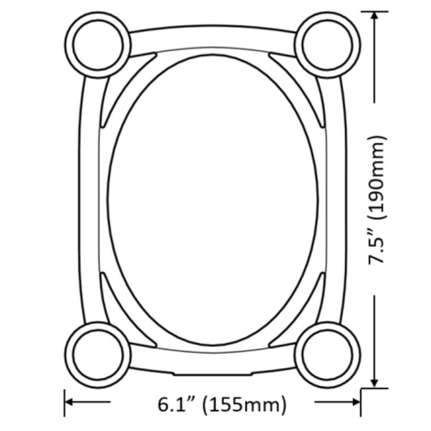 IsoAcoustics ISO155 dimensions