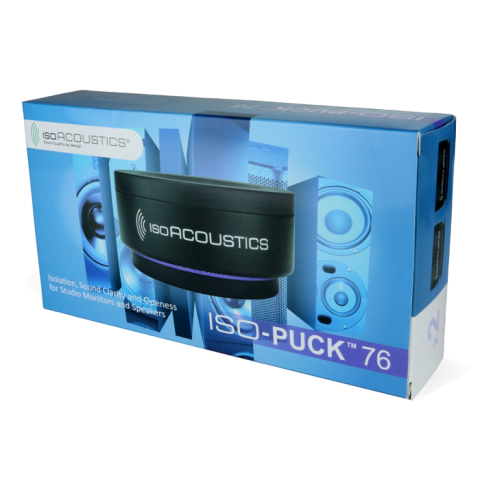 ISO Puck 76 packaging from IsoAcoustics
