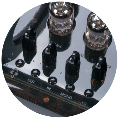 The Manley Headphone Amplifier's performance can be easily customised