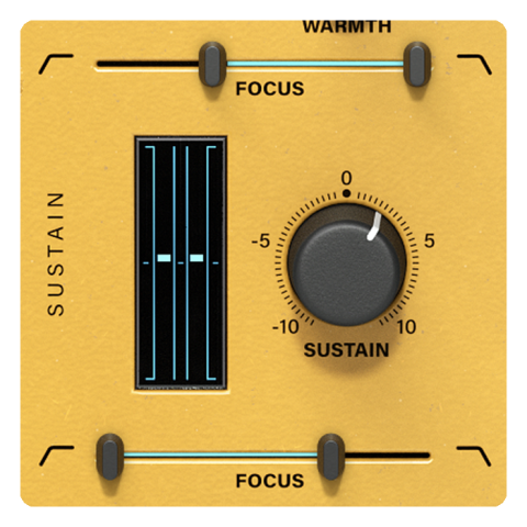 Transient Shaper's middle Sustain / Tail section