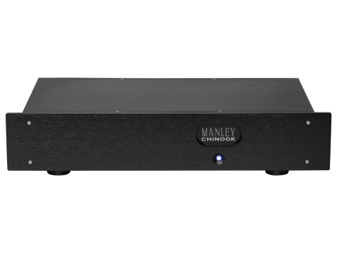 Chinook phono stage from Manley finished in Black