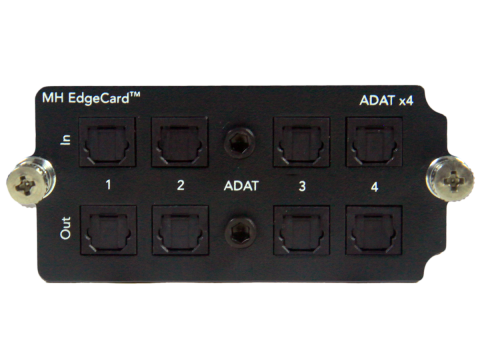 Metric Halo Edge Card featuring quad ADAT in and out