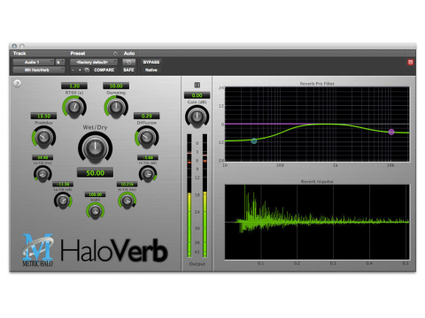 Metric Halo HaloVerb digital reverb plugin