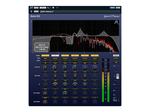 Metric Halo Sonic EQ equaliser plugin