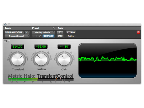 Transient Control plugin from Metric Halo