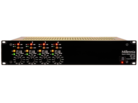 Millennia's 4-channel HV3D studio preamplifier