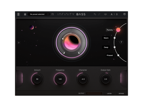 Inifinity Bass sculpting plugin from Slate Digital