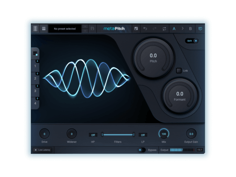 MetaPitch plugin user interface from Slate Digital