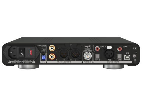 Rear panel of SPL's Diamond DAC