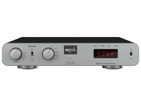 SPL Premium Diamond DAC and preamp finished in silver