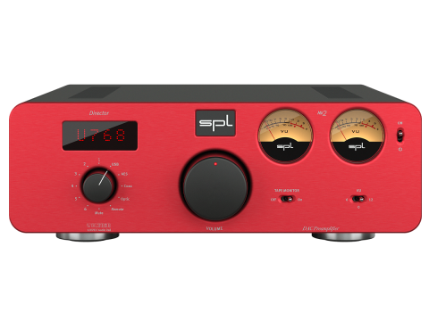 SPL Director Mk II preamp and DAC in Red