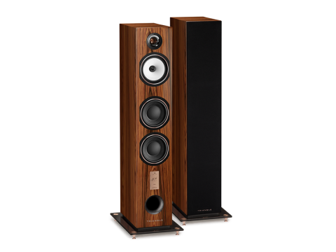 Triangle Antal 40th Anniversary speakers in golden oak