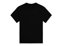 Rear of Audix's medium sized black T-shirt