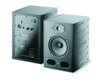 Focal Alpha 65 Evo studio monitors - front and back