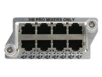 RJ45 connectors on the Hear Back PRO network card expansion