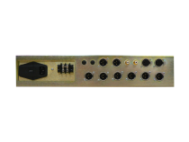 Rear panel of Millennia Media's LOC equaliser