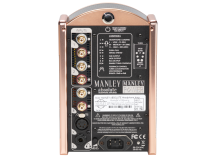 Rear panel of the copper edition Manley Headphone Amplifier