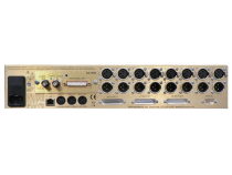 Rear panel of the HV3D 8-channel microphone preamp