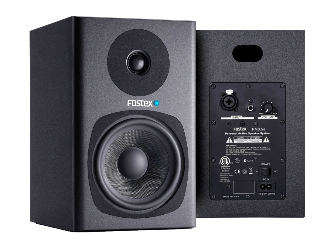 美品】FOSTEX PM0.5dアクティブスピーカー ブラック モニター
